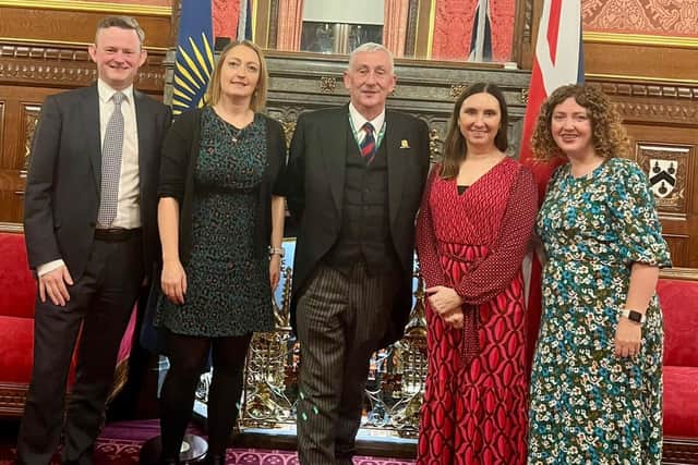 Three Chorley based businesswomen met with Sir Lindsay Hoyle. Photo: Lisa Brady