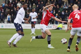 Cole Stockton scored twice at Exeter City Picture: Ian Lyon