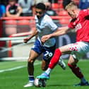 Kaine Kesler-Hayden battles with Bristol City's Ross McCrorie (photo: Ian Cook/CameraSport)