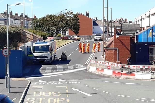 A controlled explosion was carried out after a “suspicious package” was found at Blackpool North railway station