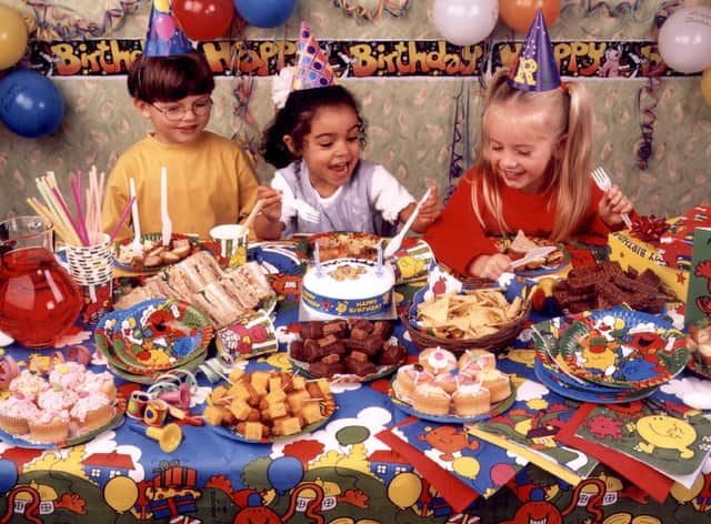 Birthday parties aren't like what they used to be