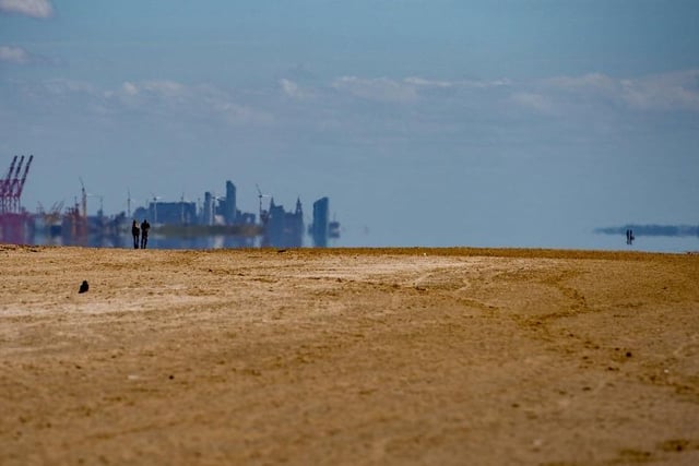 Formby beach is a spacious stretch of beach backed by extensive sand dunes giving it a much more rural feel than some of its neighbours