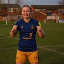 Cara Milne-Redhead made her debut for Newcastle United Women against Chorley at the weekend (photos: Colin Lock)