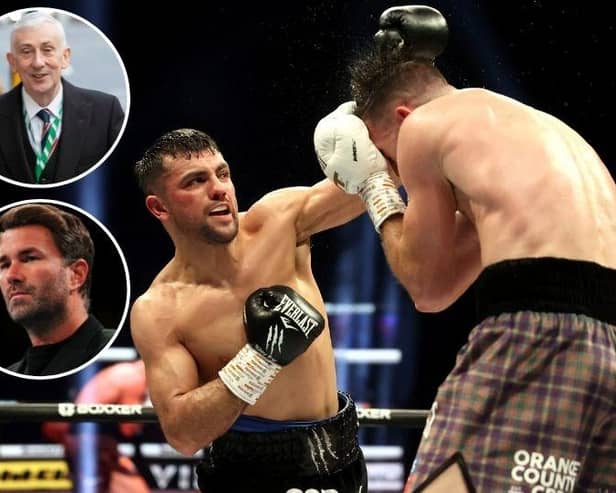 Eddie Hearn and Sir Lindsay Hoyle have both had their say on Jack Catterall's defeat to Josh Taylor.