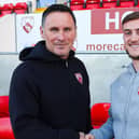 Charlie Brown was able to agree a new contract with Morecambe before their embargo Picture: Morecambe FC