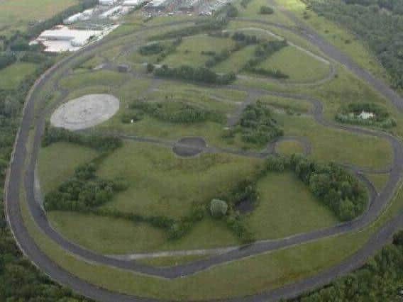 The test track before it was redeveloped