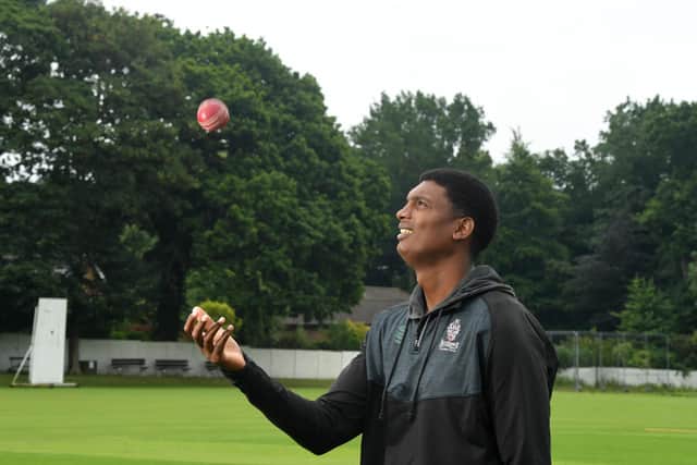 Leyland's South African fast bowler Kerwin Mungroo