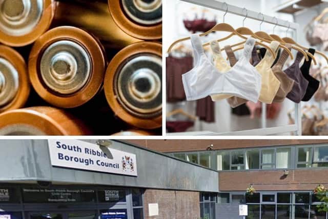 South Ribble Borough Council are asking for clean bras and batteries among other items to help support various commuity schemes to be held this weekend in the Civic Centre. The ‘Greening Homes and Businesses’ event will be held over two days this Friday (September 29) aimed at businesses and Saturday (September 30) aimed at residents