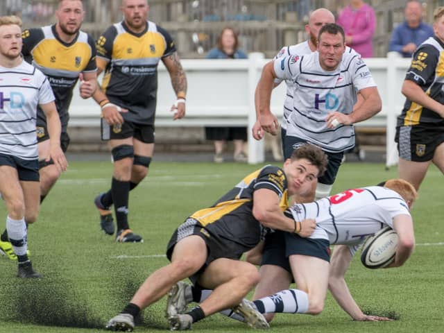 Otley were 41-26 winners over Hoppers the last time the two clubs met (photo: Mike Craig)