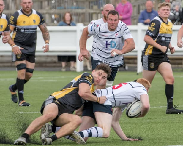 Otley were 41-26 winners over Hoppers the last time the two clubs met (photo: Mike Craig)