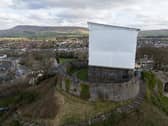 Police have issued a warning after reports of youths climbing scaffolding surrounding Clitheroe Castle’s historic keep