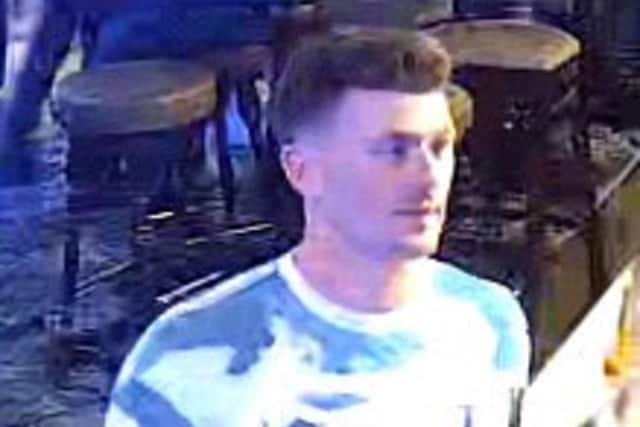 Police would like to speak to this man as part of as investigation following an incident of violent disorder in Garstang (Credit: Lancashire Police)