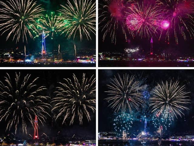 World Fireworks Championship in Blackpool.
