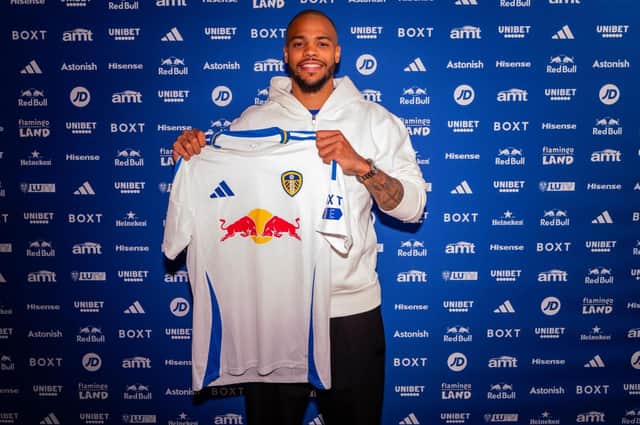 Lukas Nmecha is Daniel Farke's first summer signing Picture: LUFC.