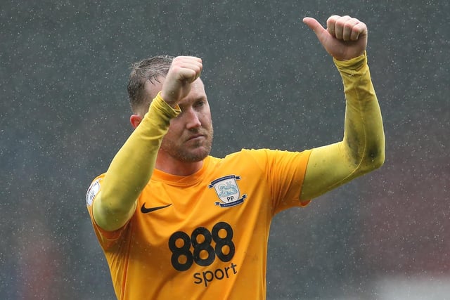 Preston North End's Aiden McGeady applauds the fans after the final whistle