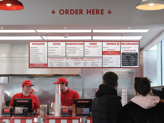 Five Guys originated in Virginia in the US in 1986 and now has more than 1,000 venues worldwide – including 113 and counting in the UK.