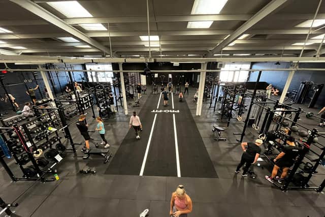 Inside the new half a million pound gym.