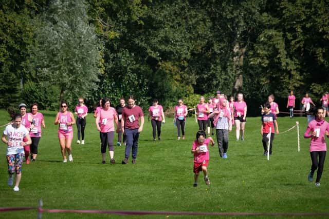 Race for Life 2021 in Moor Park, Preston