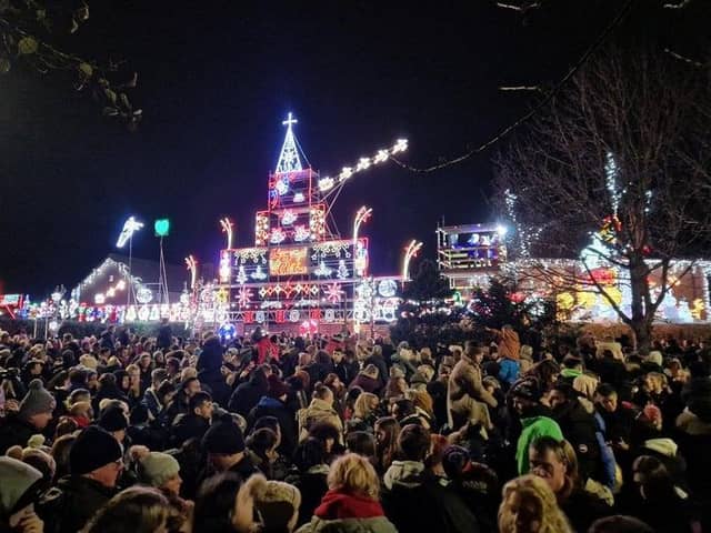 The Tippings Christmas Lights in Cottam has attracted thousands of visitors each year