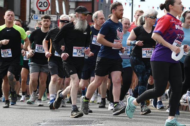 Thousands of runners took part in the Chorley 10k and Family Fun Run.