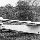 The English Electric Wren, with Squadron Leader Maurice Wright at the controls, about to make its first test flight on Ashton Park, Preston in 1923 (Image: BAE Systems).