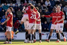 Morecambe had taken a two-goal lead against Barrow AFC Picture: Morecambe FC