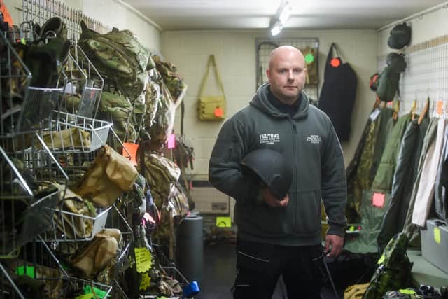Scott Felton from Feltons Army Surplus Stores have been overun with requests for military equipment and supplies to send to Ukraine