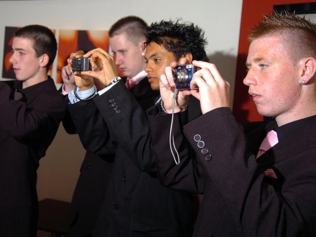 On camera duty at the 2008 Corpus Christi CatholicHigh School Prom night at The Barton Grange Hotel