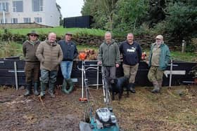 Members of the Burnley and Pendle District Angling Association with their new donated equipment. Photo: SUEZ Recycling and Recovery UK