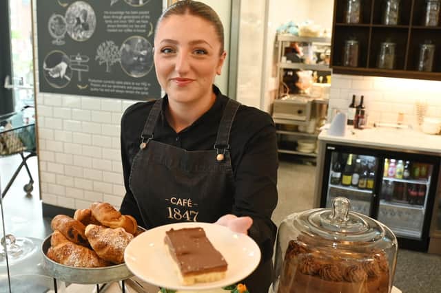 Cafe staff member Antonia Hirons.