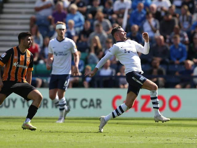 Alan Browne in action against Hull

Photographer Stephen White/CameraSport

The EFL Sky Bet Championship - Preston North End v Hull City - Saturday 6th August 2022 - Deepdale - Preston

World Copyright © 2022 CameraSport. All rights reserved. 43 Linden Ave. Countesthorpe. Leicester. England. LE8 5PG - Tel: +44 (0) 116 277 4147 - admin@camerasport.com - www.camerasport.com