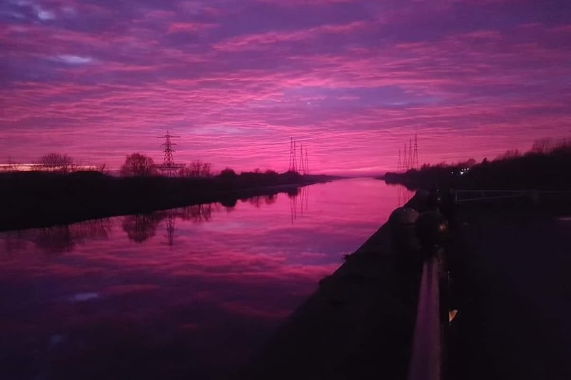 This fab image of a pink/purple sunset at the Bullnose on Preston Docklands was captured by Lancashire Post Camera Club member Stuart Barnes and liked 57 times.