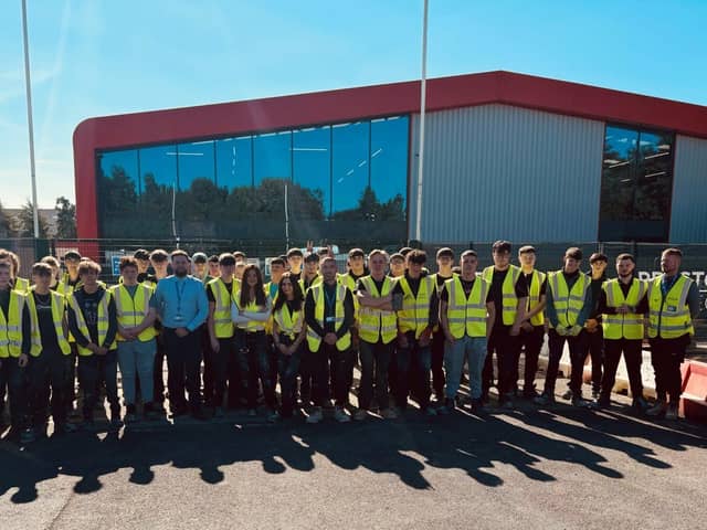 Students at Preston College