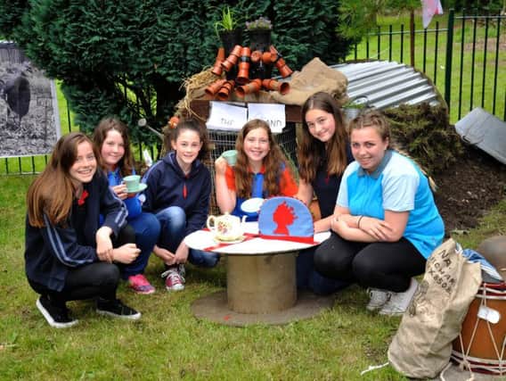 5th Penwortham Guides celebrate the opening of their garden