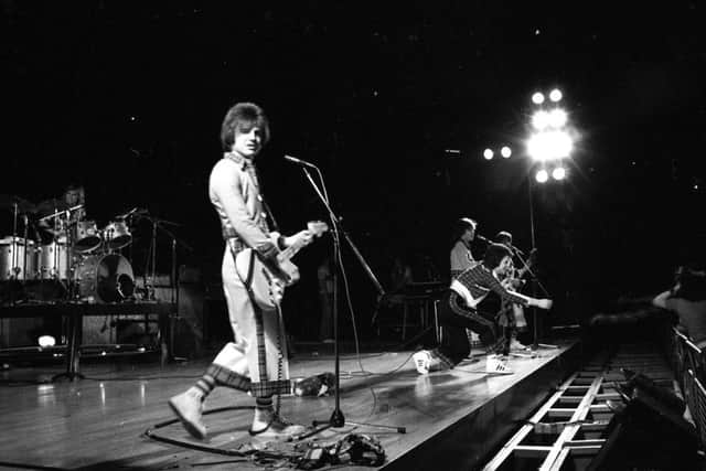 The Rollers on stage