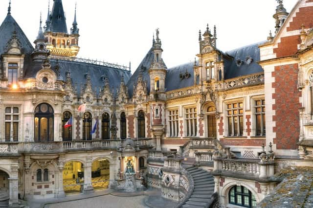 Courtyard of Le Palais Benedictine
