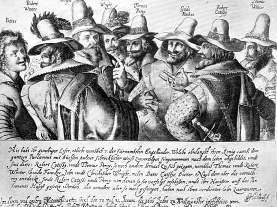 Guy Fawkes and the gunpowder plotters
