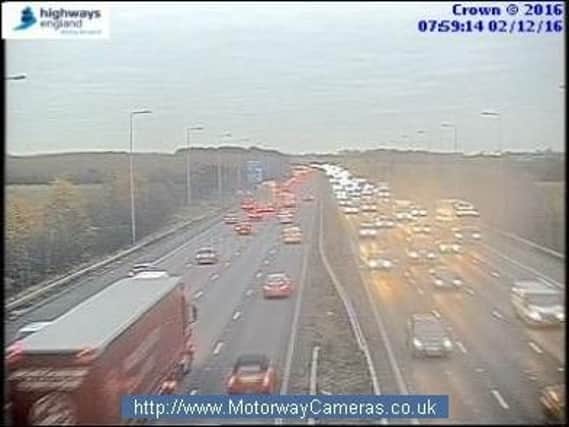 A number of accidents have been reported on the M6 this morning.
