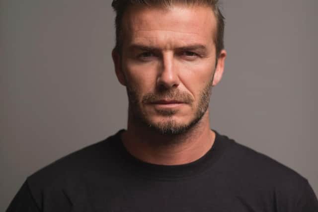 David Beckham's love of tattoos has inspired a film made to highlight that abuse can mark children forever.