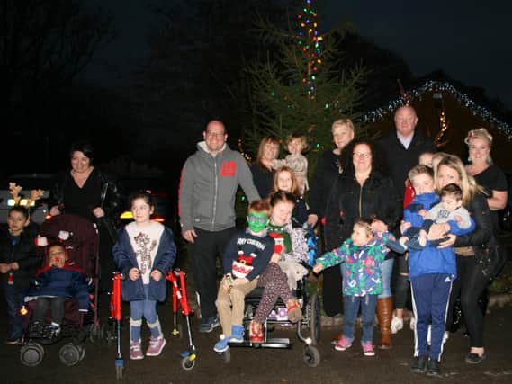 Christmas lights switch-on at Rainbow House