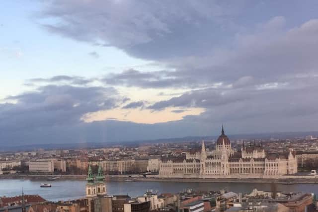 The view from the Hilton Budapest