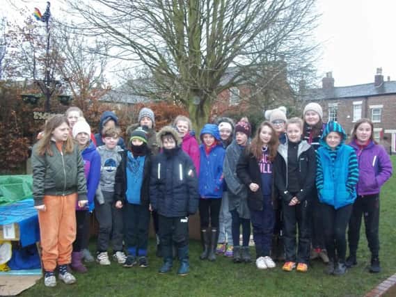Members of Croston Scout Group