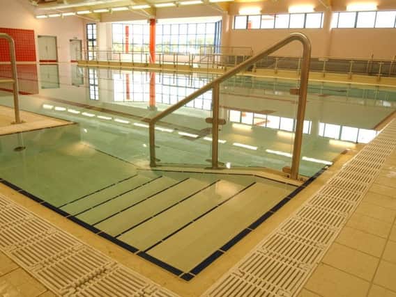 A large pool with about 833,000 litres of water contains around 75 litres of urine