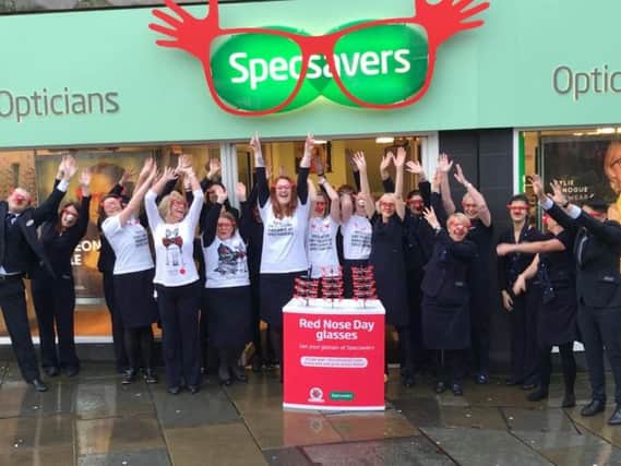 Specsavers is supporting Comic Relief