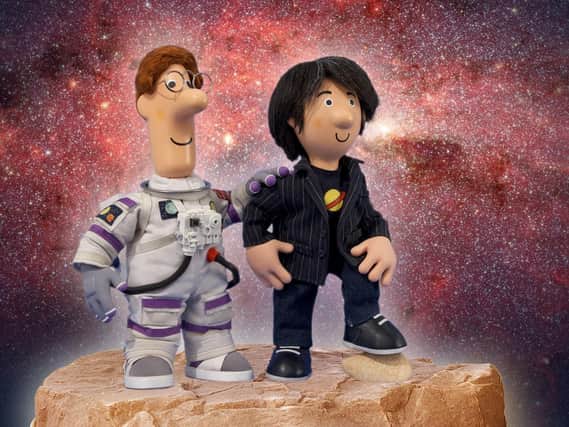 Postman Pat with space expert Professor Farrow