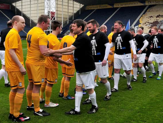 Last year's PNE charity game at Deepdale