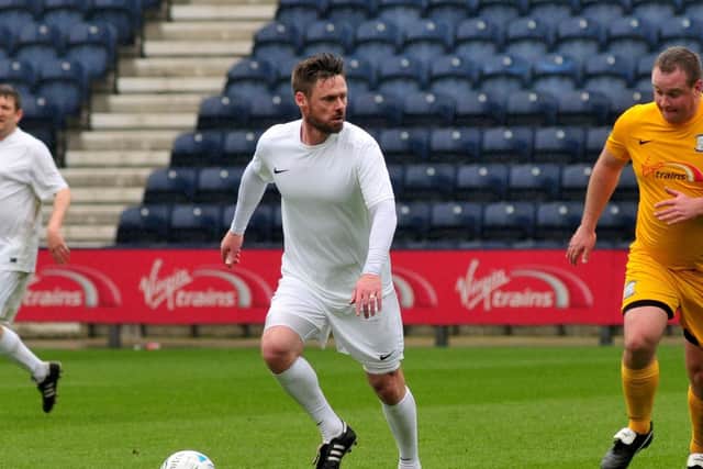 Former PNE right-back Graham Alexander in action in last year's charity game