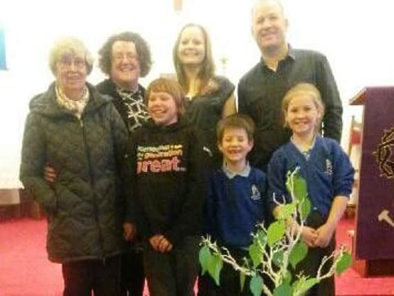 The Holy Family CAFOD team, Warton, organised a Lenten prayer service to help raise funds for Cafods East Africa Appeal