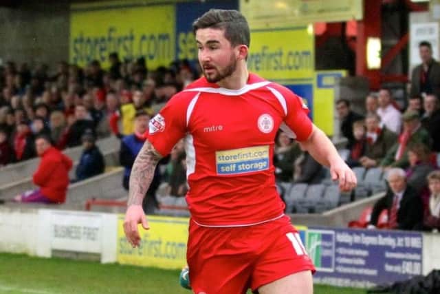 Sean McGuire in his time at Accrington Stanley