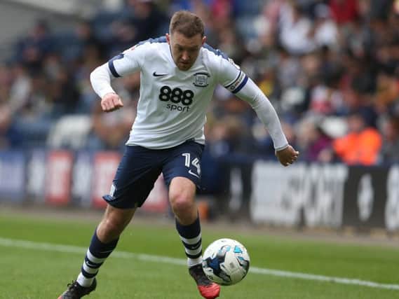 Aiden McGeady in action for PNE against Rotherham